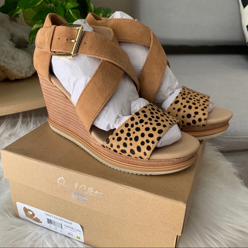NEW DR SCHOLLS SWEET ESCAE WEDGE SANDAL | 6.5